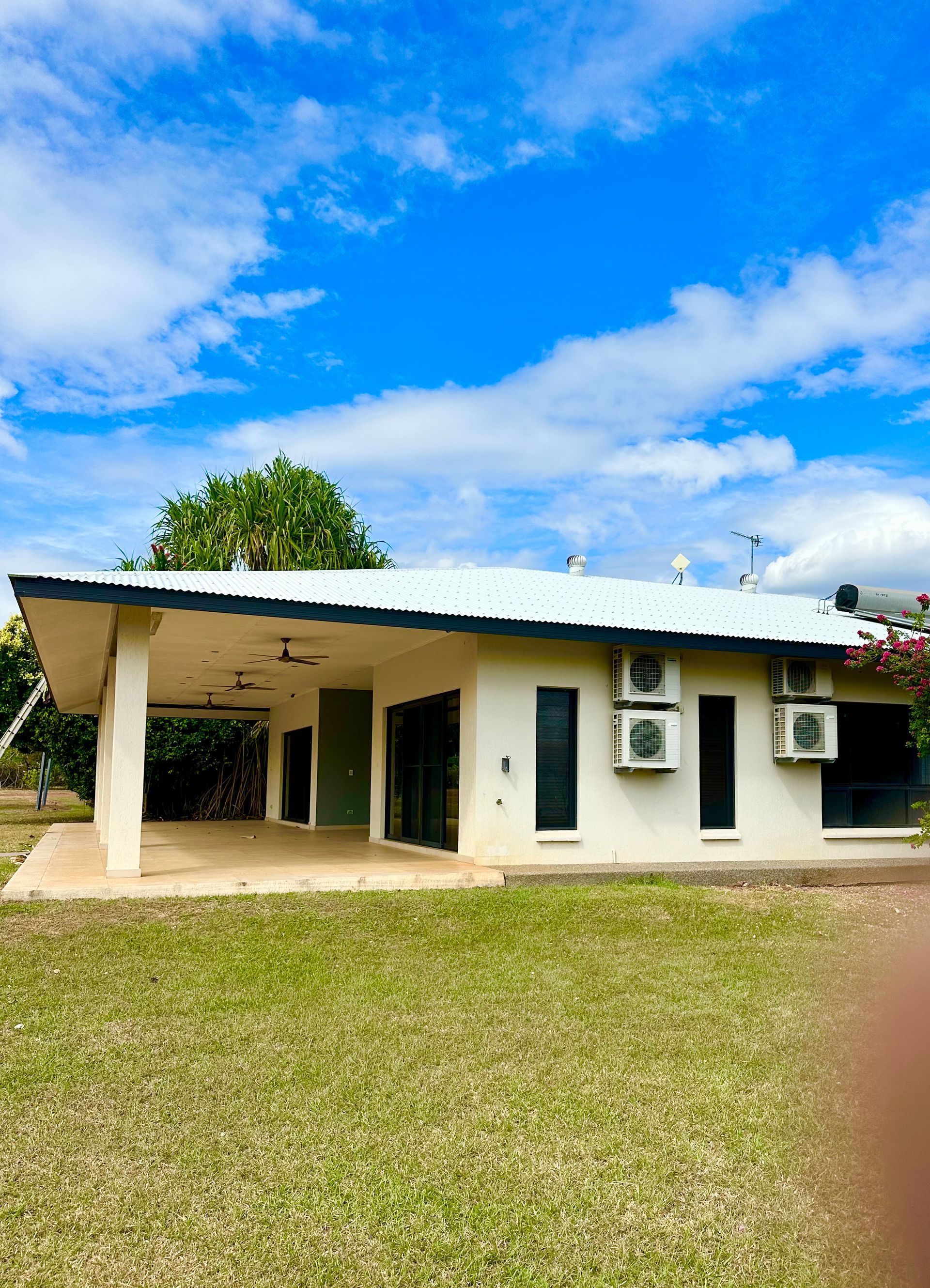 Single-story Cream House With a Covered Porch — I Do It All in Caloundra, QLD