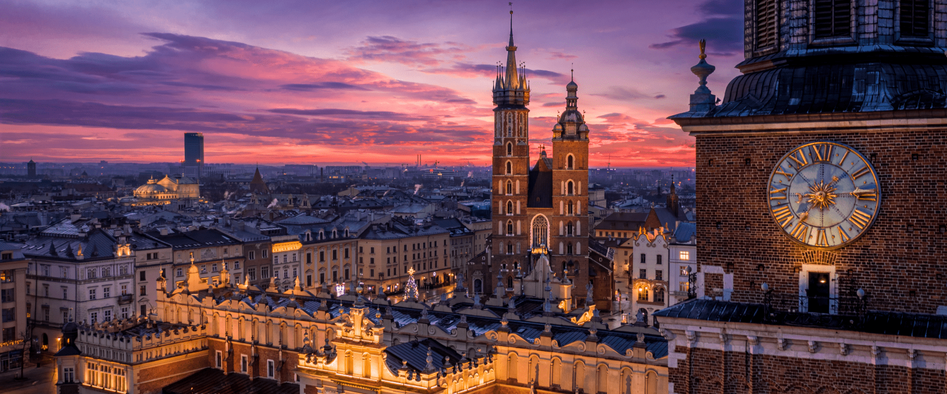Twilight in Krakow