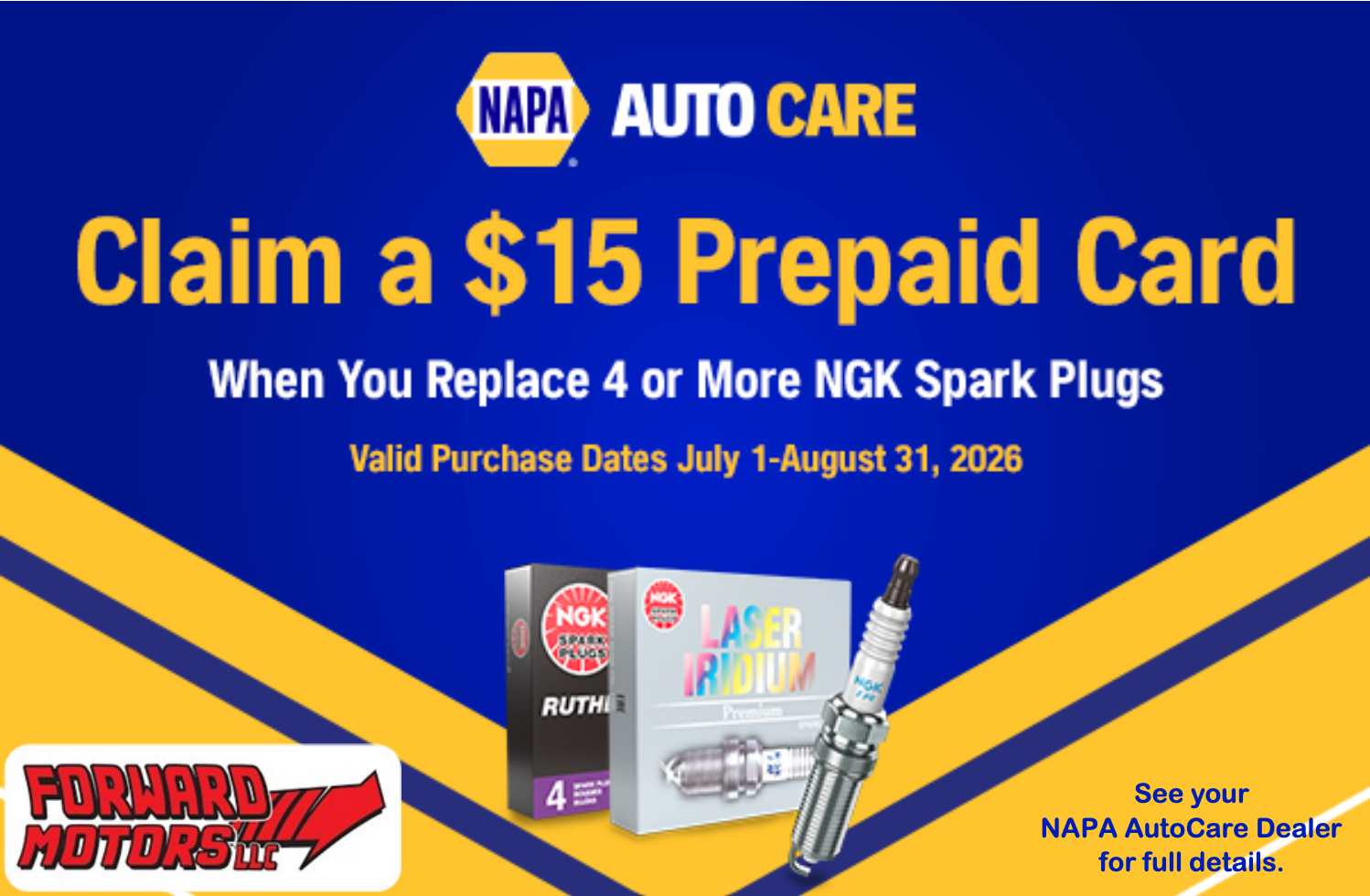 NAPA Coupon | Forward Motors