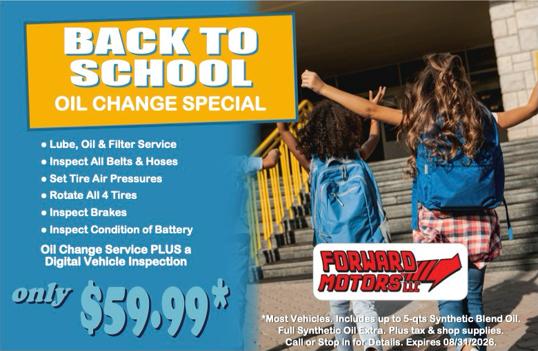 Back to School Coupon | Forward Motors
