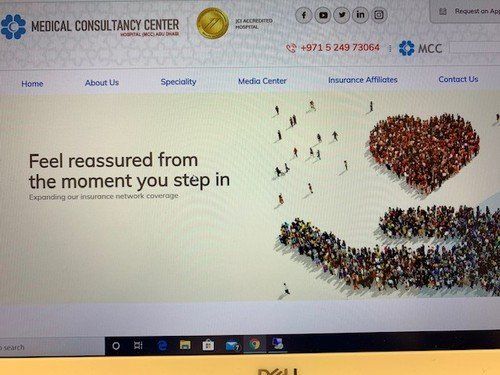 Fake Company Medical Consultancy Centre Web Page Fake Company in the United Arab Emirates, Medical Consultancy Centre, Web Page offering reassurance