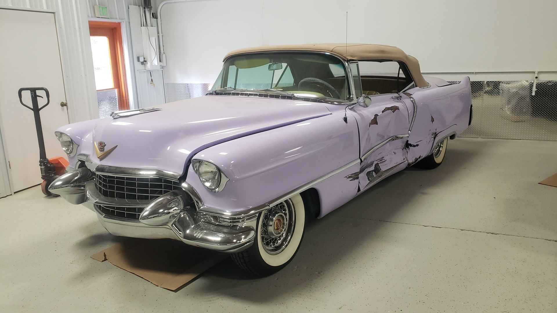 1955 Cadillac Convertible Collision Repair
