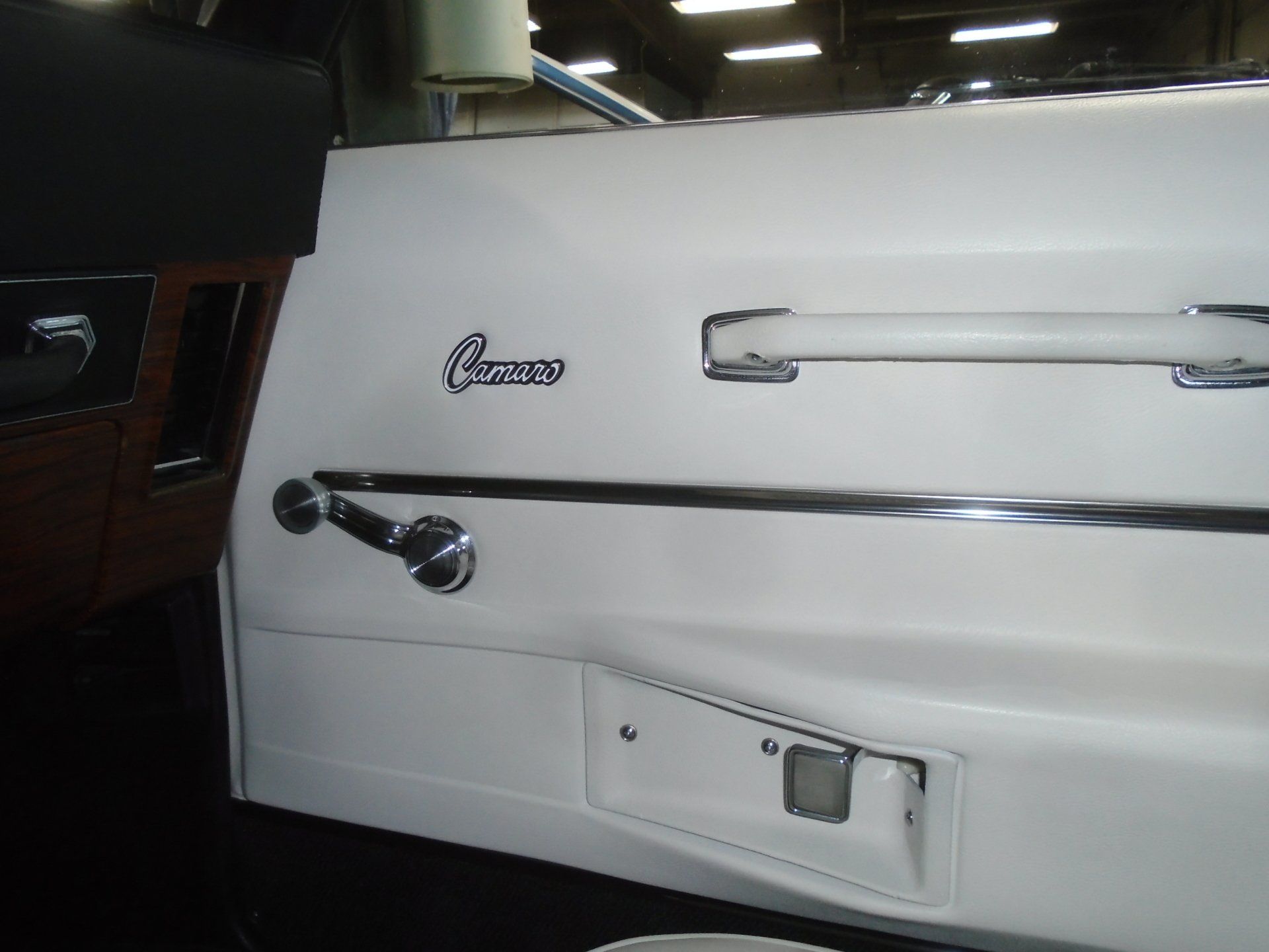 White car door interior with 