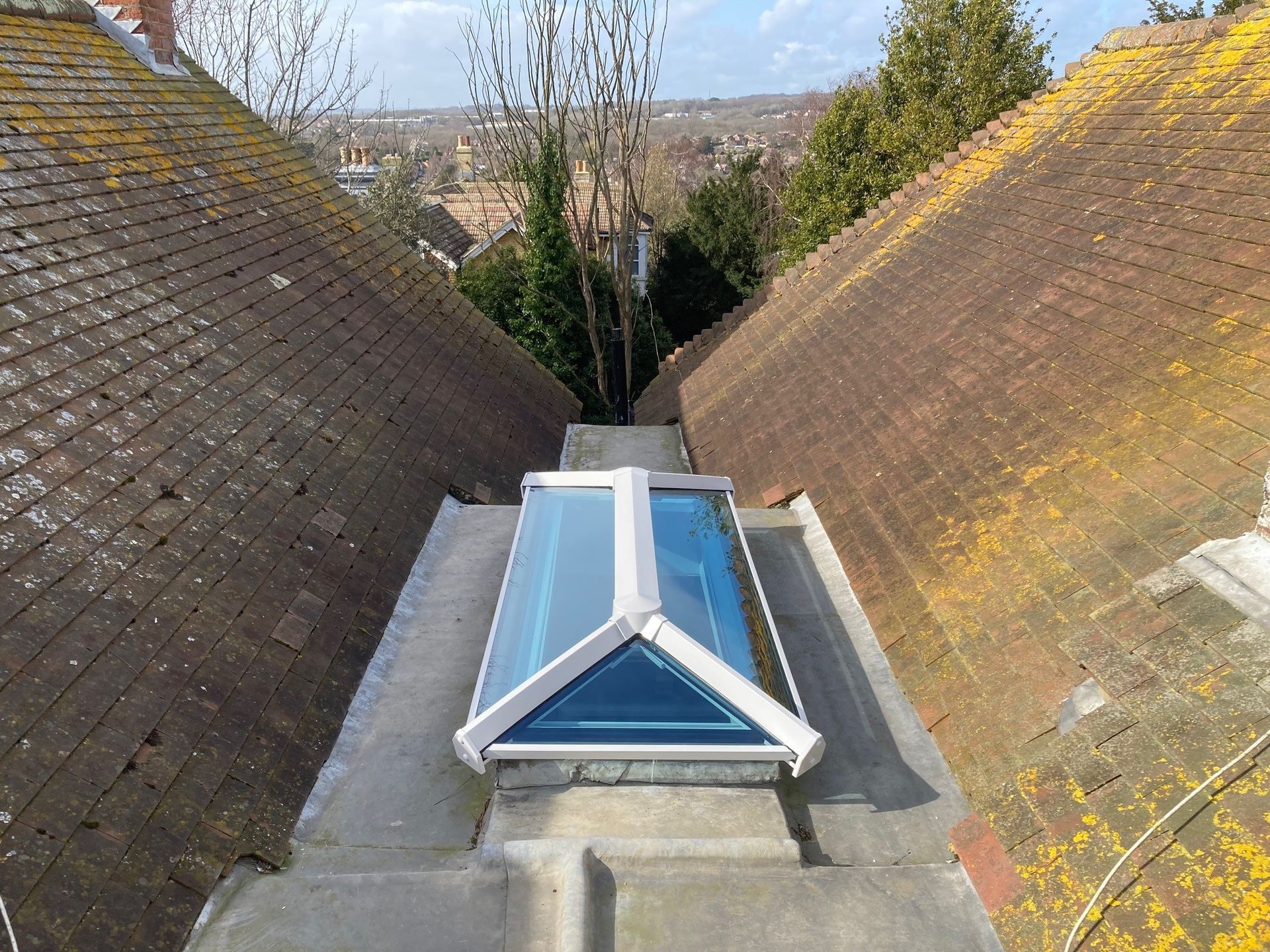 exterior view of lantern window
