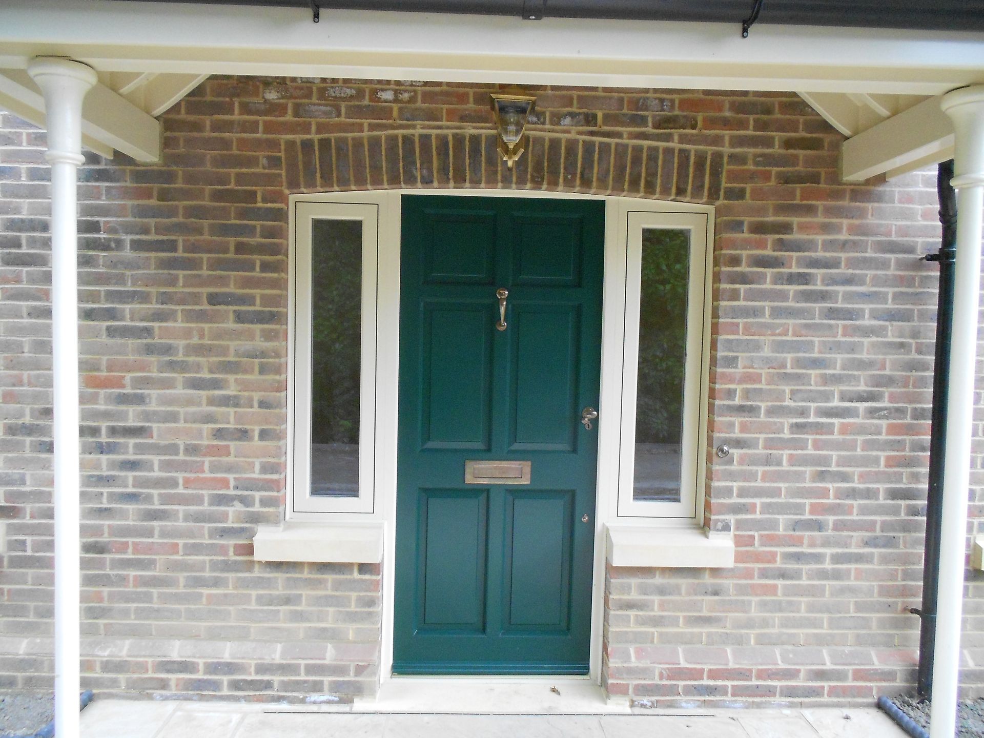 wood front door