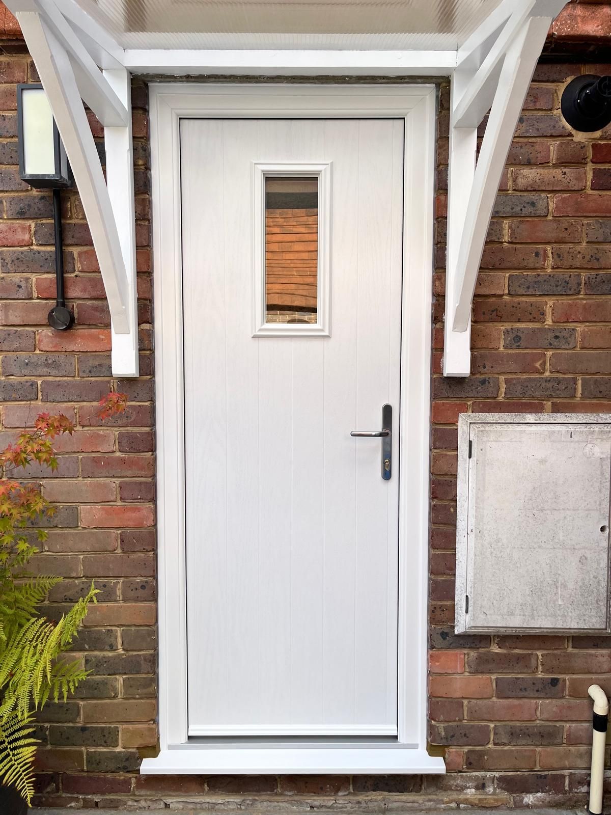 White composite back door, Uckfield