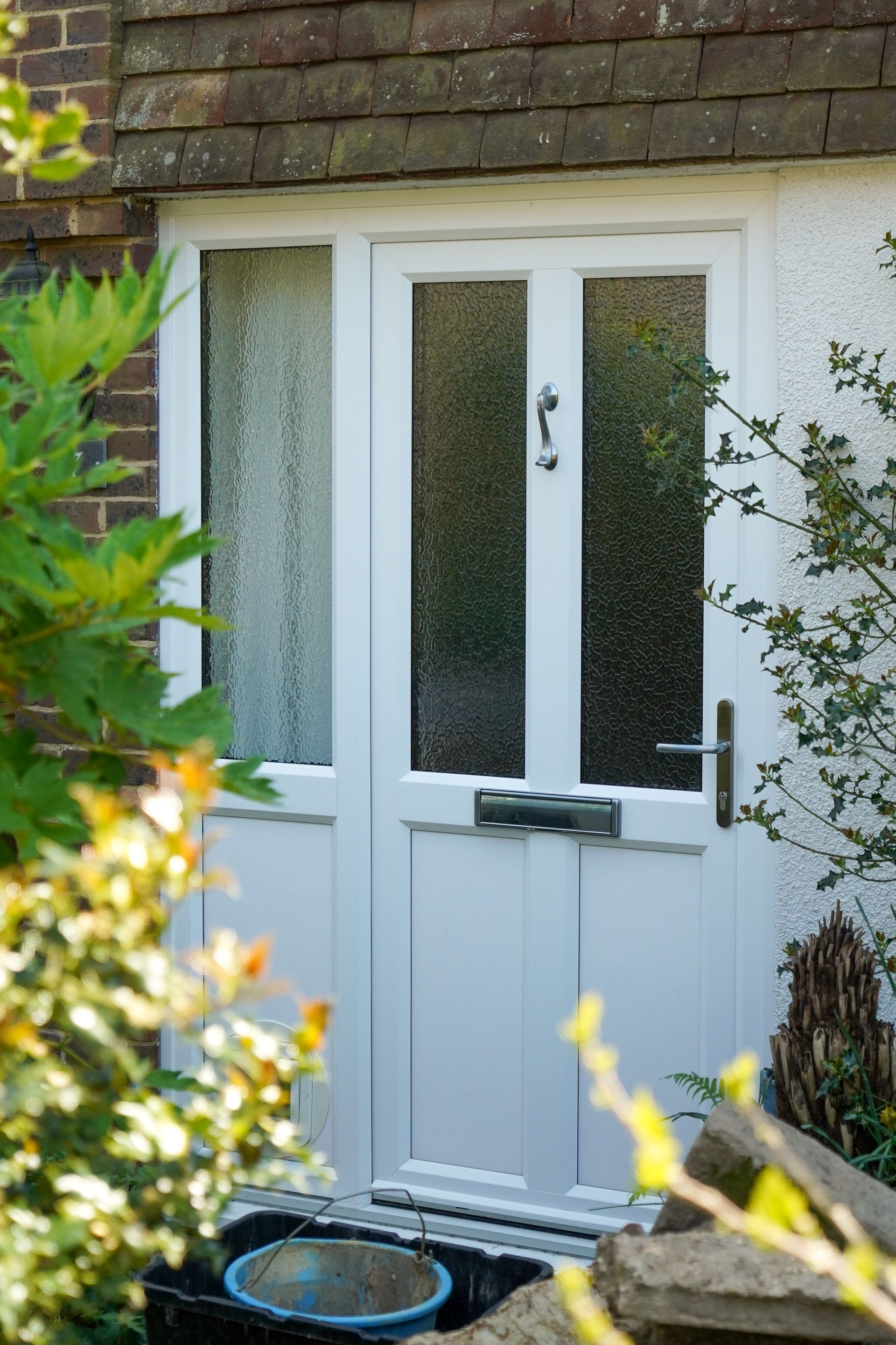 PVCu Front door white