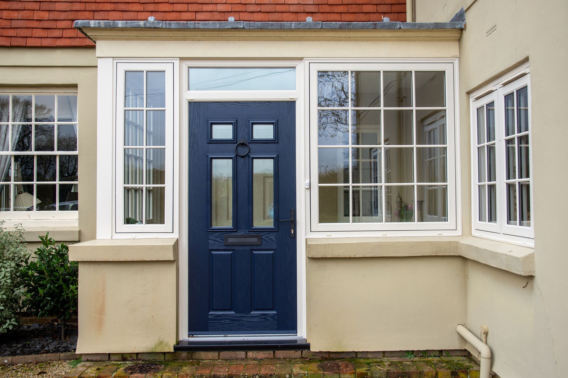 composite door dark blue