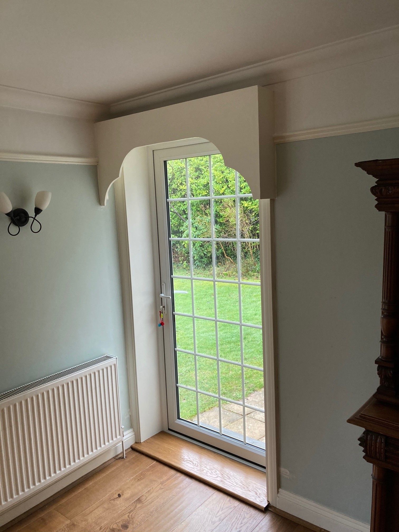 glass door