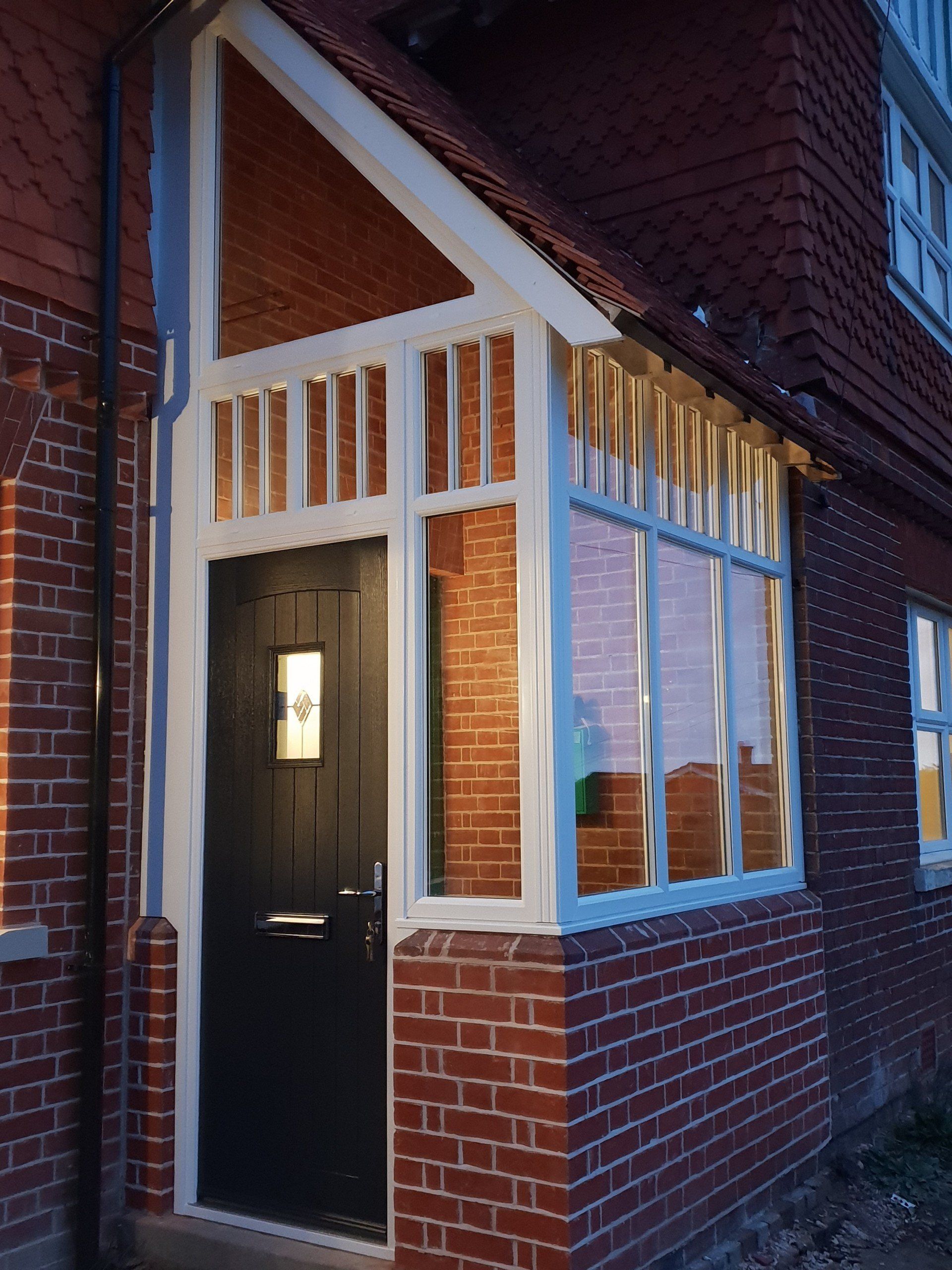 porch and front door in sussex
