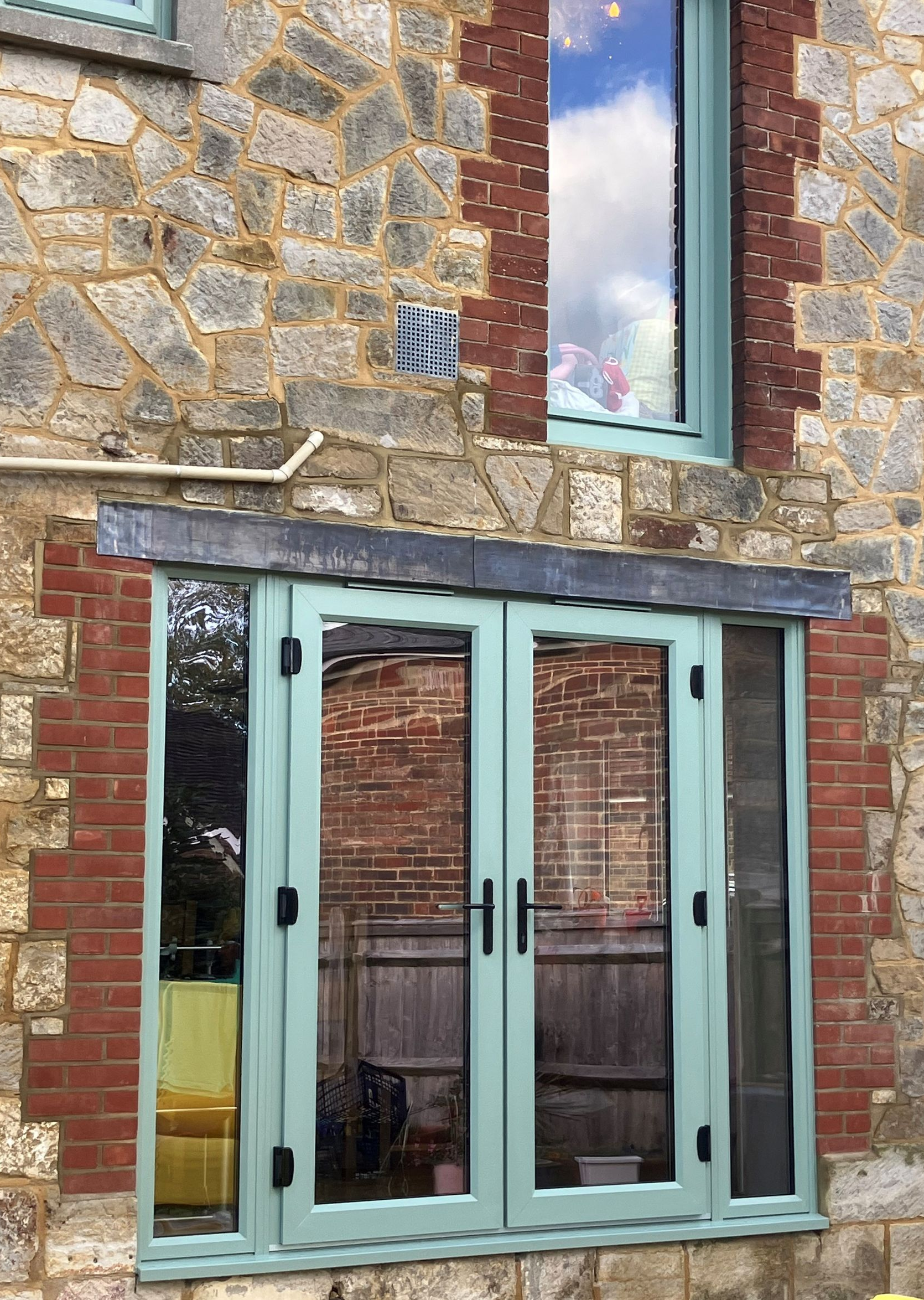 chartwell green french doors
