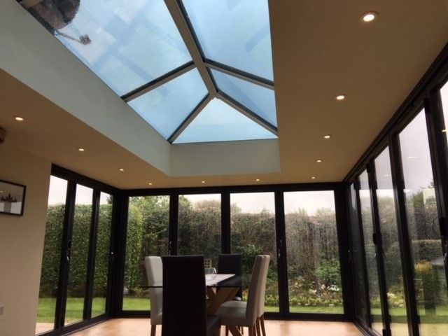 interior view of lantern roof conservatory in sussex