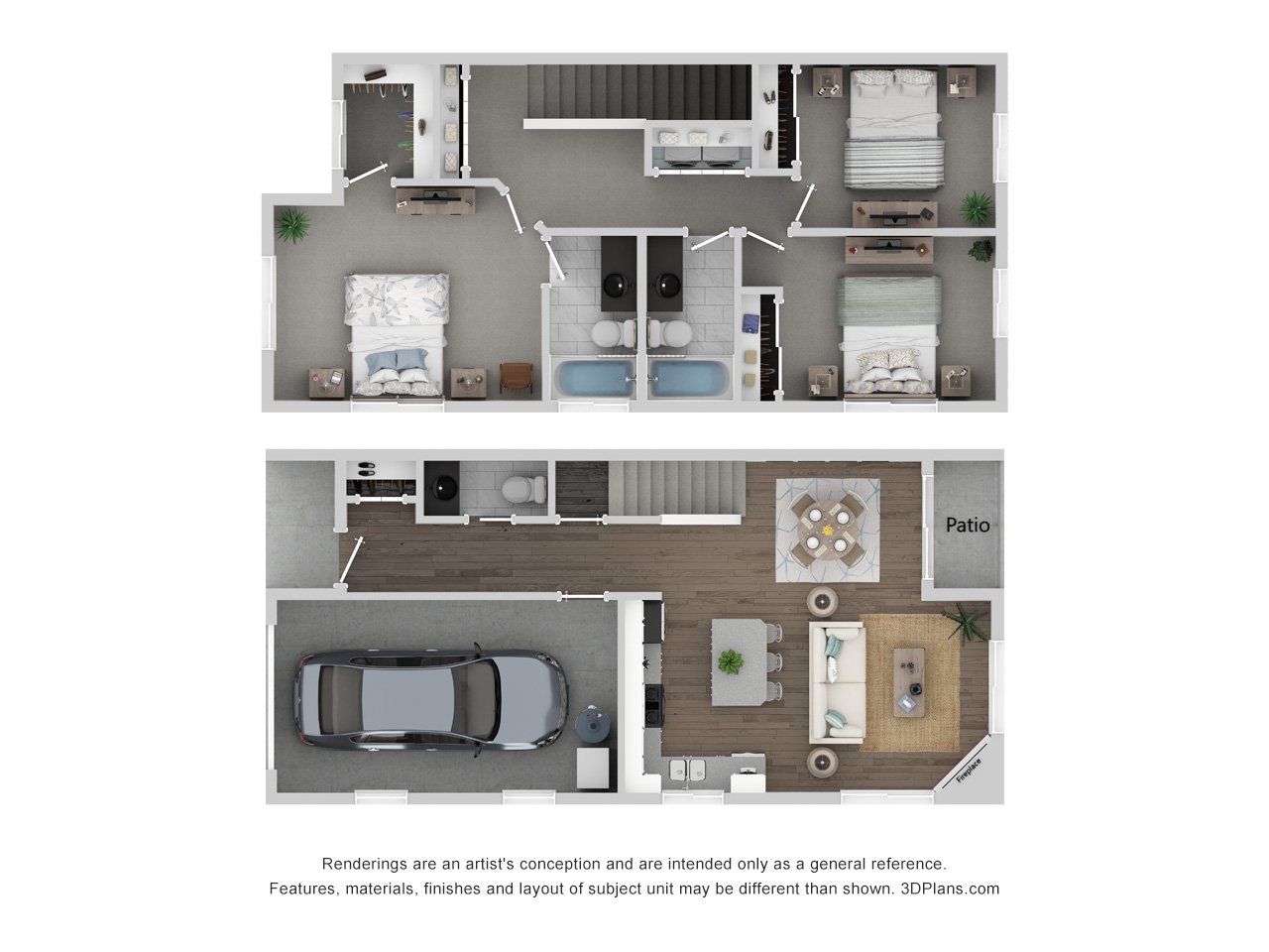 3x2 floor plans