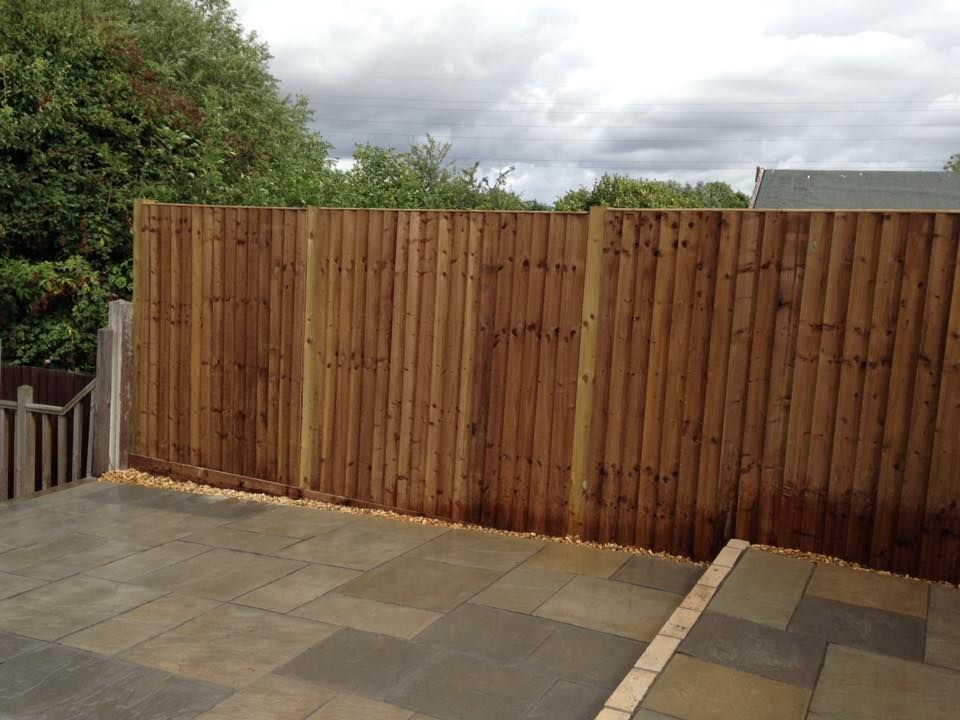 DNA Landscapes back garden fencing in Long Lawford