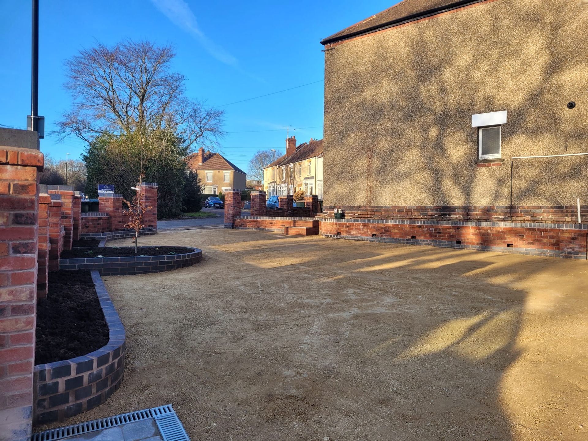 DNA Landscapes garden retaining wall builders Coventry