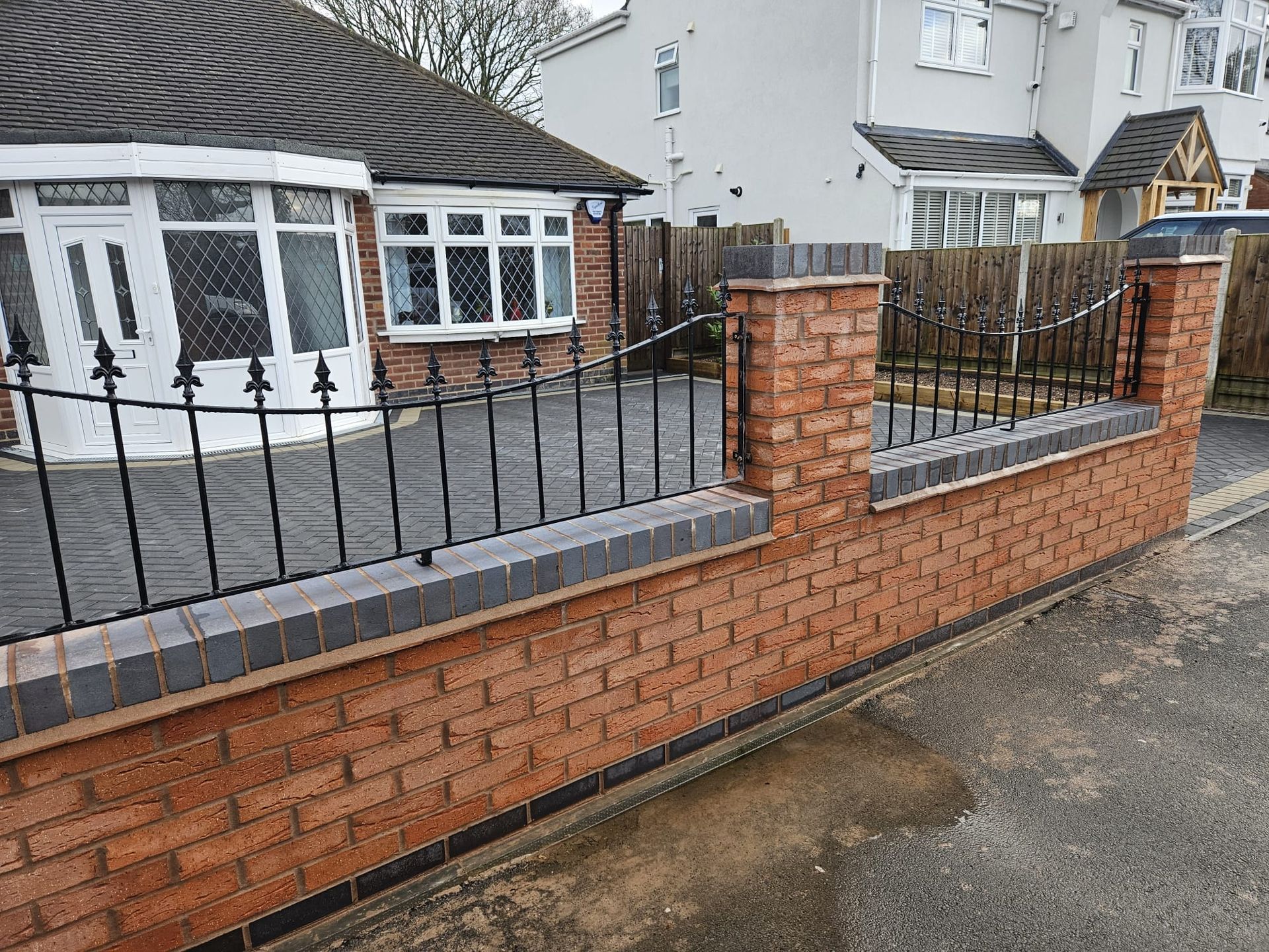 DNA Landscapes front garden wall builders Coventry