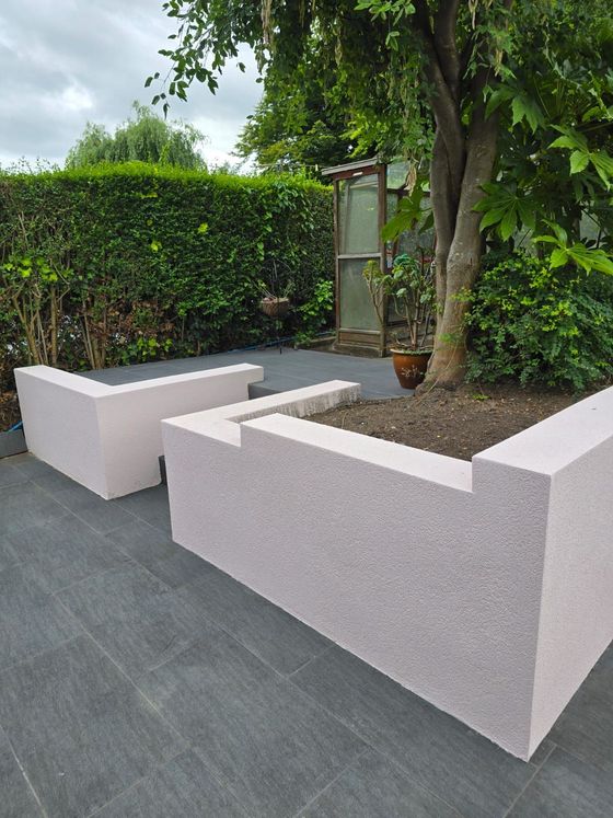 DNA Landscaping Contractors Coventry hard landscaping retaining walls and raised bed planters