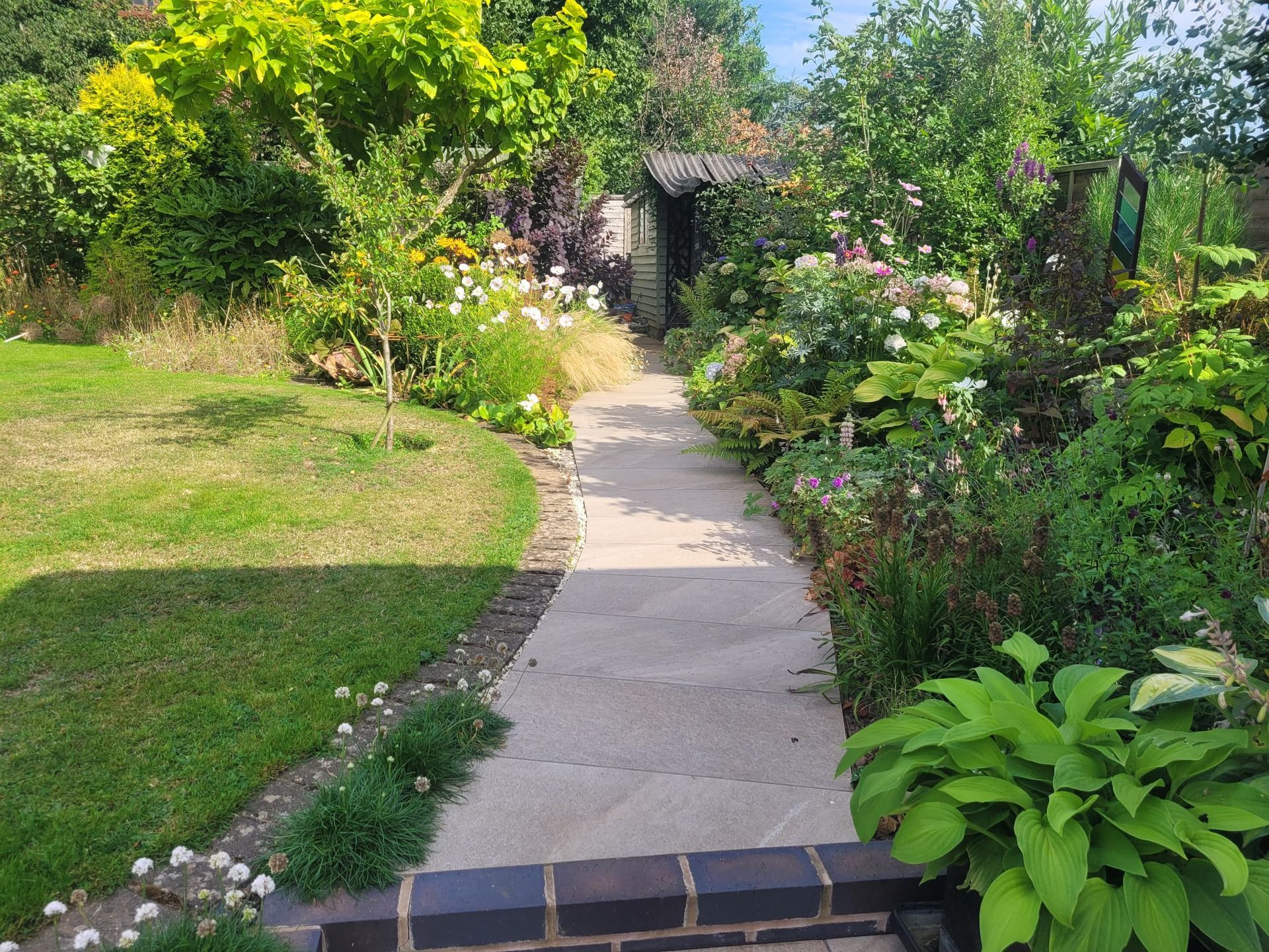 soft landscaping for a customer's garden in Coventry