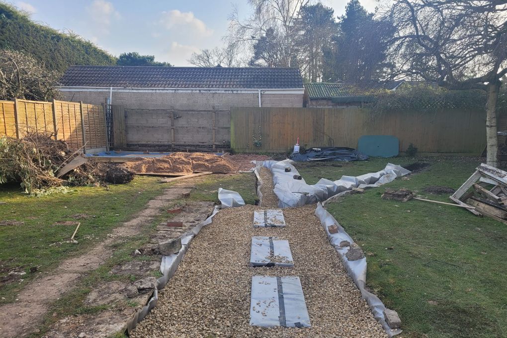 DNA Landscapes garden drainage solutions in Solihull