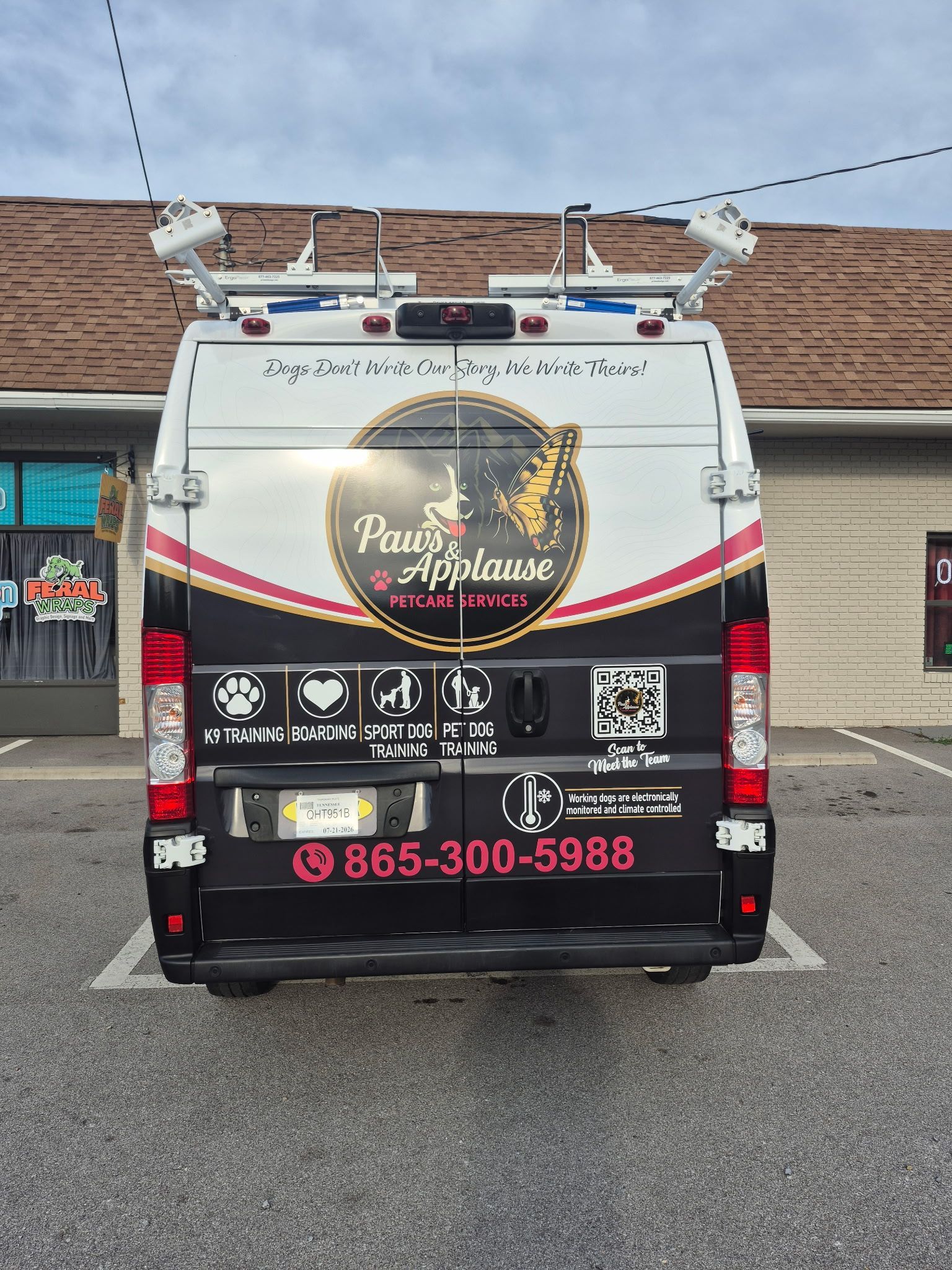 White van with 