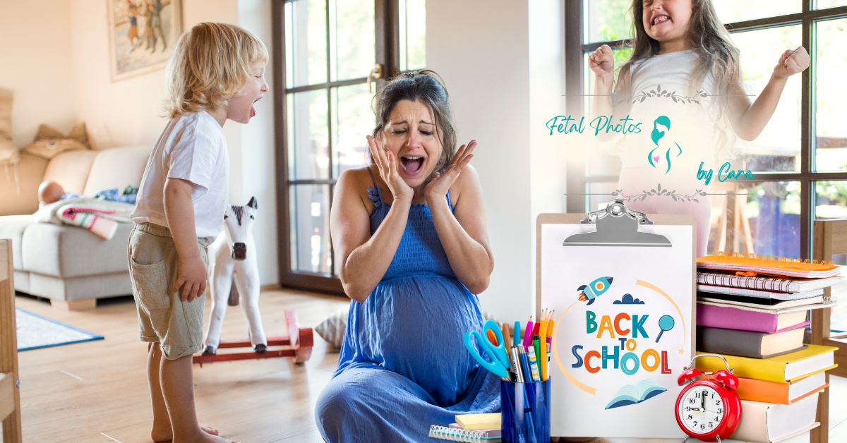 Pregnant women overwhelmed with children
