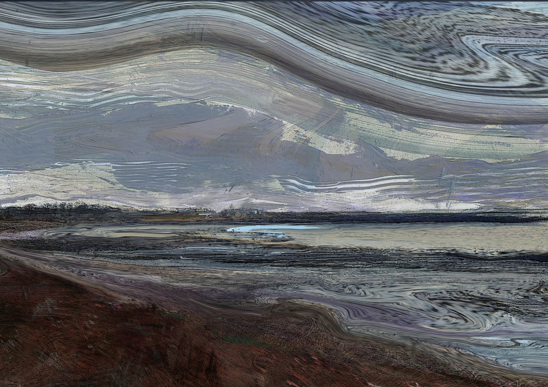 Boulmer limited edition print by MiE Fielding. From the book 'The Sound of a Landscape'.