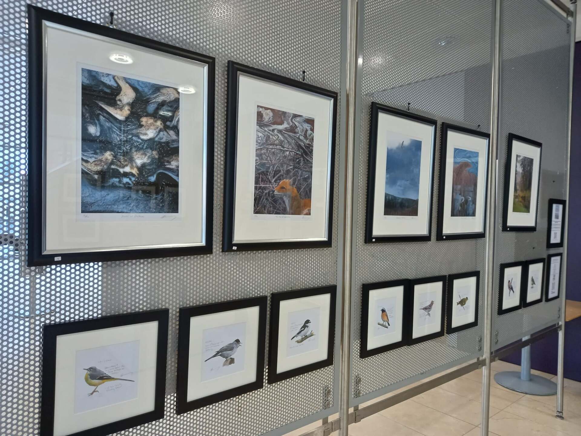 MiE Fielding Limited edition prints .Exhibition Newcastle City Library April 2022 MiE Fielding Exhibition Newcastle City Library April 2022