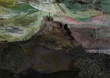 Lindisfarne Castle by MiE Fielding. Limited edition signed print. From the book 'The Sound of a Landscape'. Lindisfarne Castle by MiE Fielding. Limited edition signed print. From the book 'The Sound of a Landscape'.