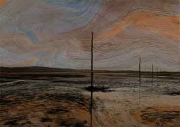 Pilgrim's Way by MiE Fielding. Limited edition signed print. From the book 'The Sound of a Landscape'. Pilgrim's Way by MiE Fielding. Limited edition signed print. From the book 'The Sound of a Landscape'.