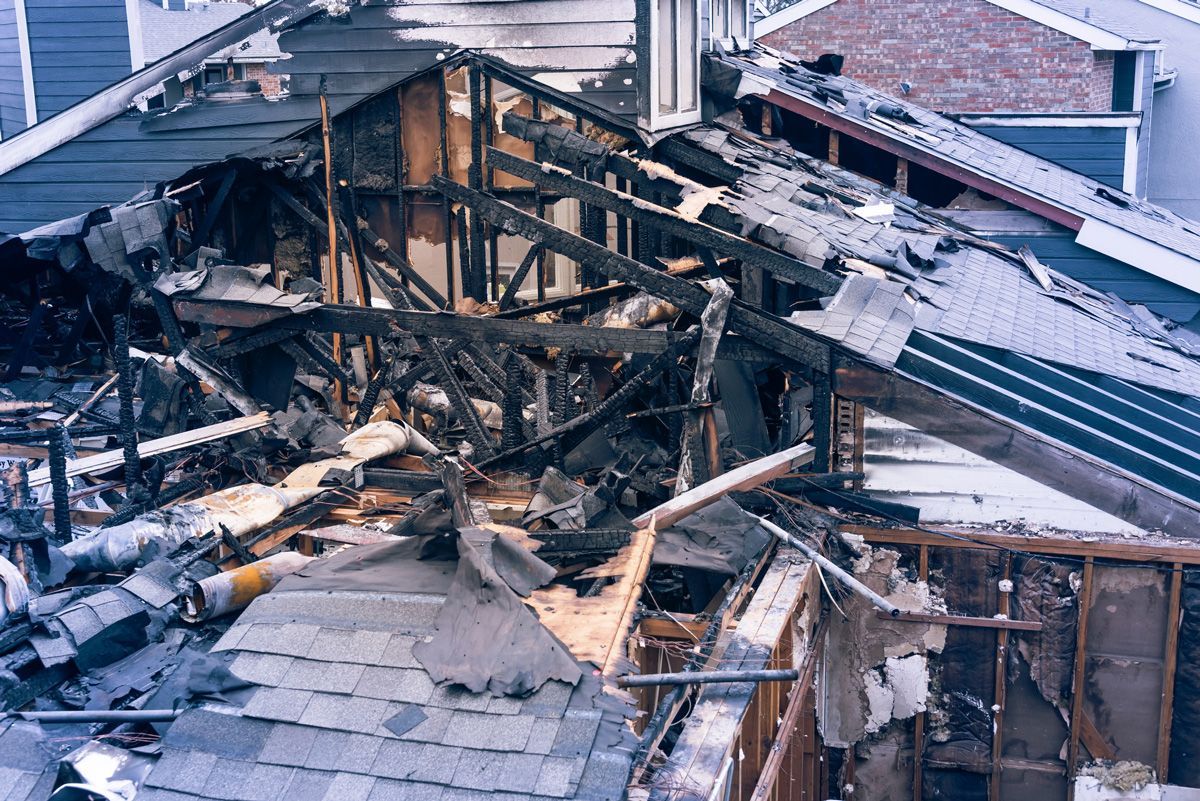 Damaged House After Burned by Fire — San Antonio, TX — C. M. Ruffo General Insurance Damaged House After Burned by Fire — San Antonio, TX — C. M. Ruffo General Insurance