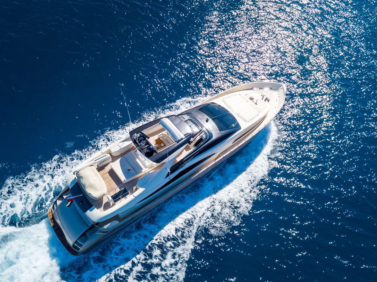 Aerial Shot of a Yacht — San Antonio, TX — C. M. Ruffo General Insurance