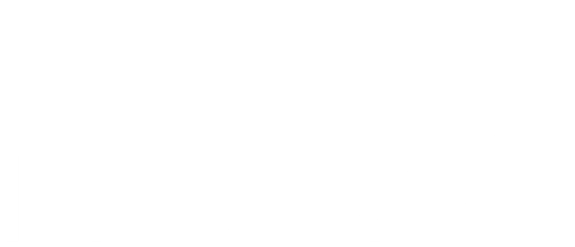 Novo Creative Services logo in white color,