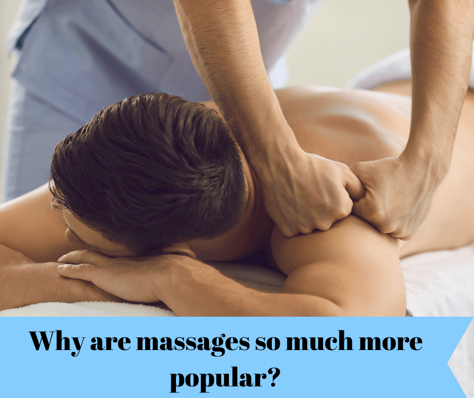 Man receiving massage from massage therapist