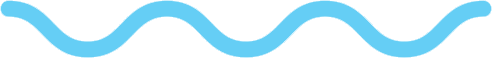 A blue wave on a white background that looks like the letter w.