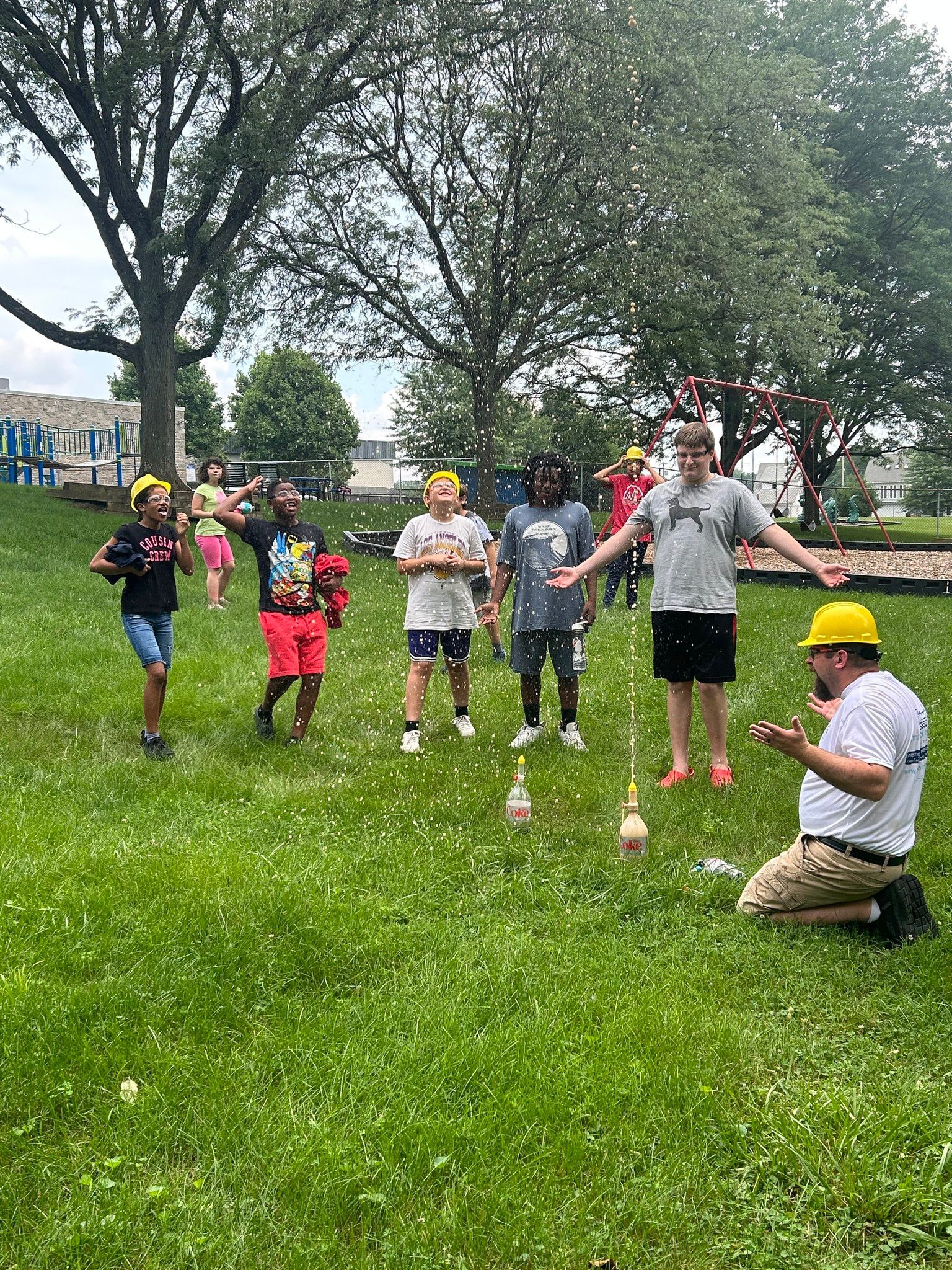 enjoying bottle rockets