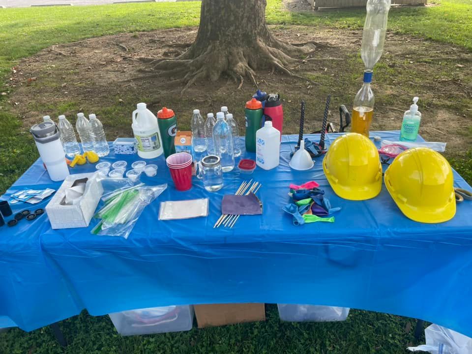 materials for the summer science show