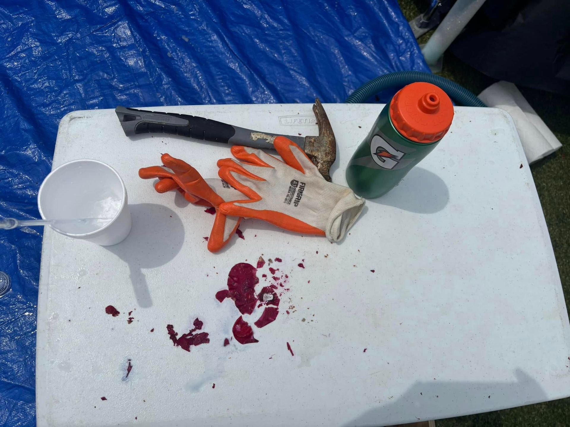 messy science materials