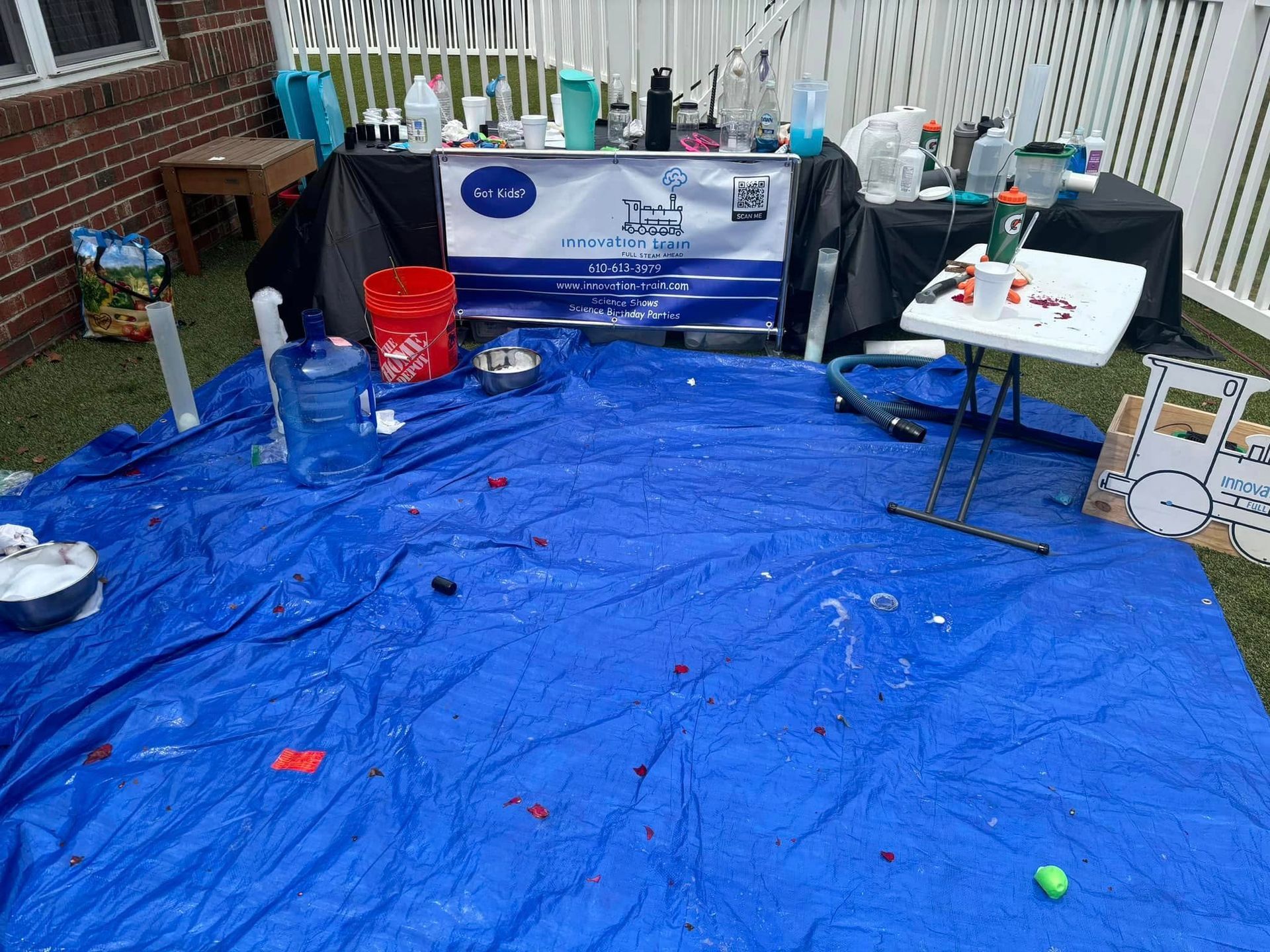 tarp is ready for a mess