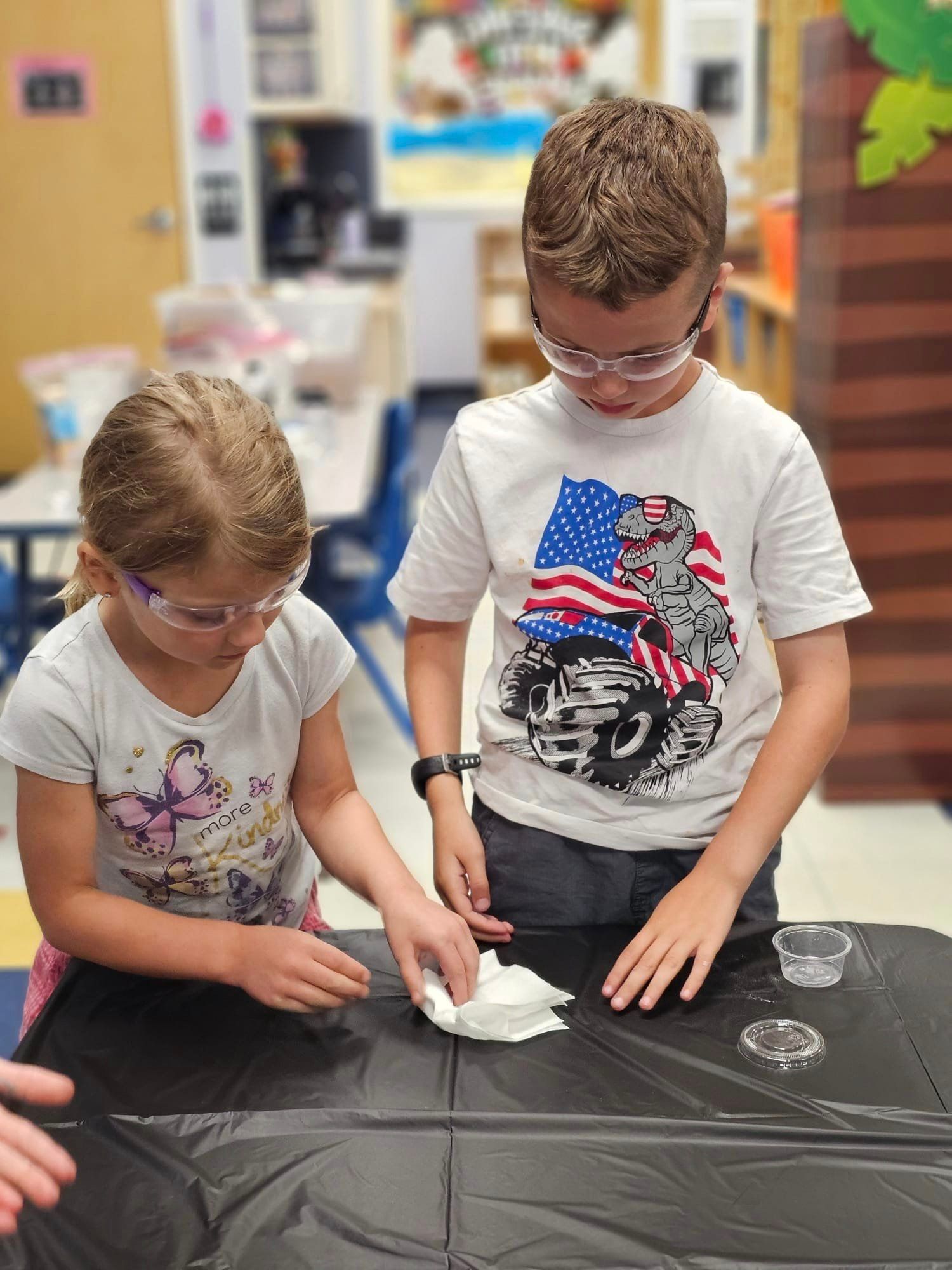 kids doing hands on experiments