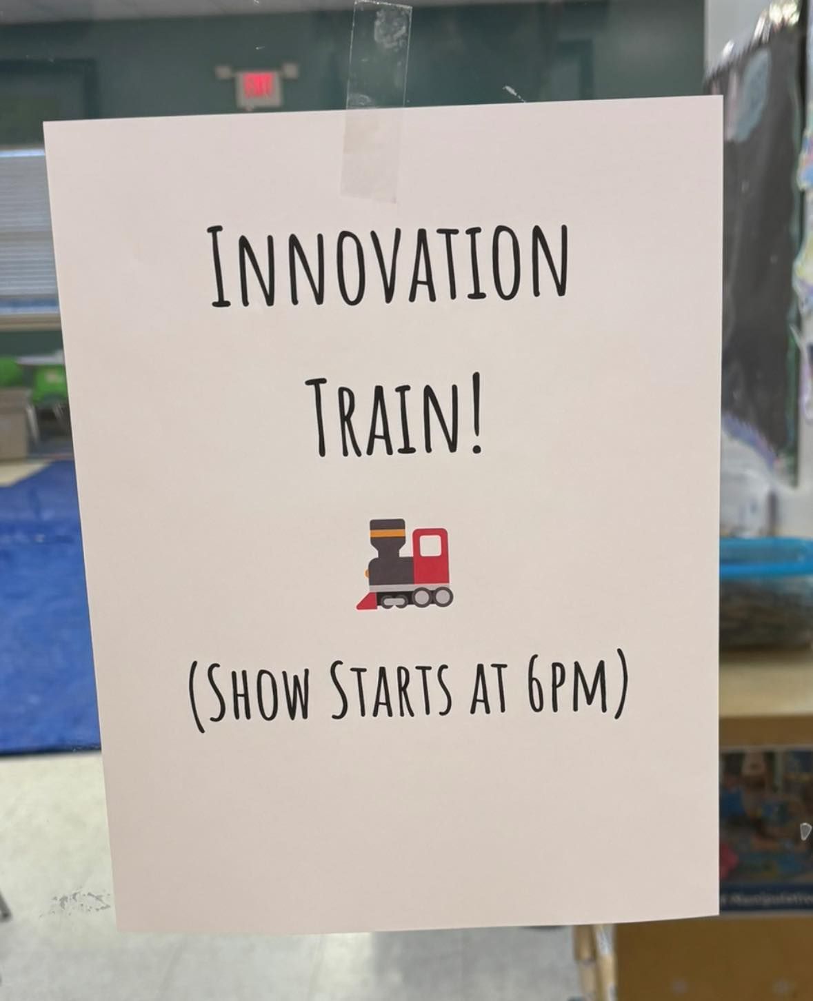 Innovation Train sign