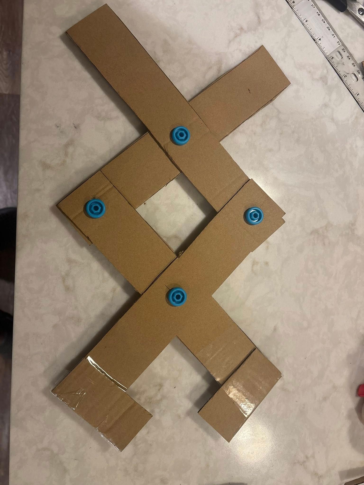 chomp saw cardboard