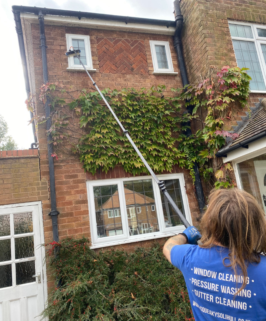 window cleaning service in solihull completed by squeaky solihull