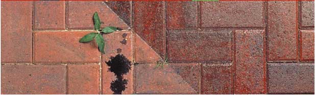 Solihull block paving sealing service before and after