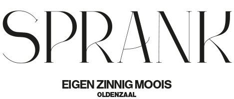 SPRANK logo with “EIGEN ZINNING MOOIS” and “OLDENZAAL” beneath it