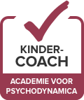 Kinder-COACH logo with maroon checkmark and text, plus 