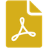 A yellow icon of a pdf file on a white background.