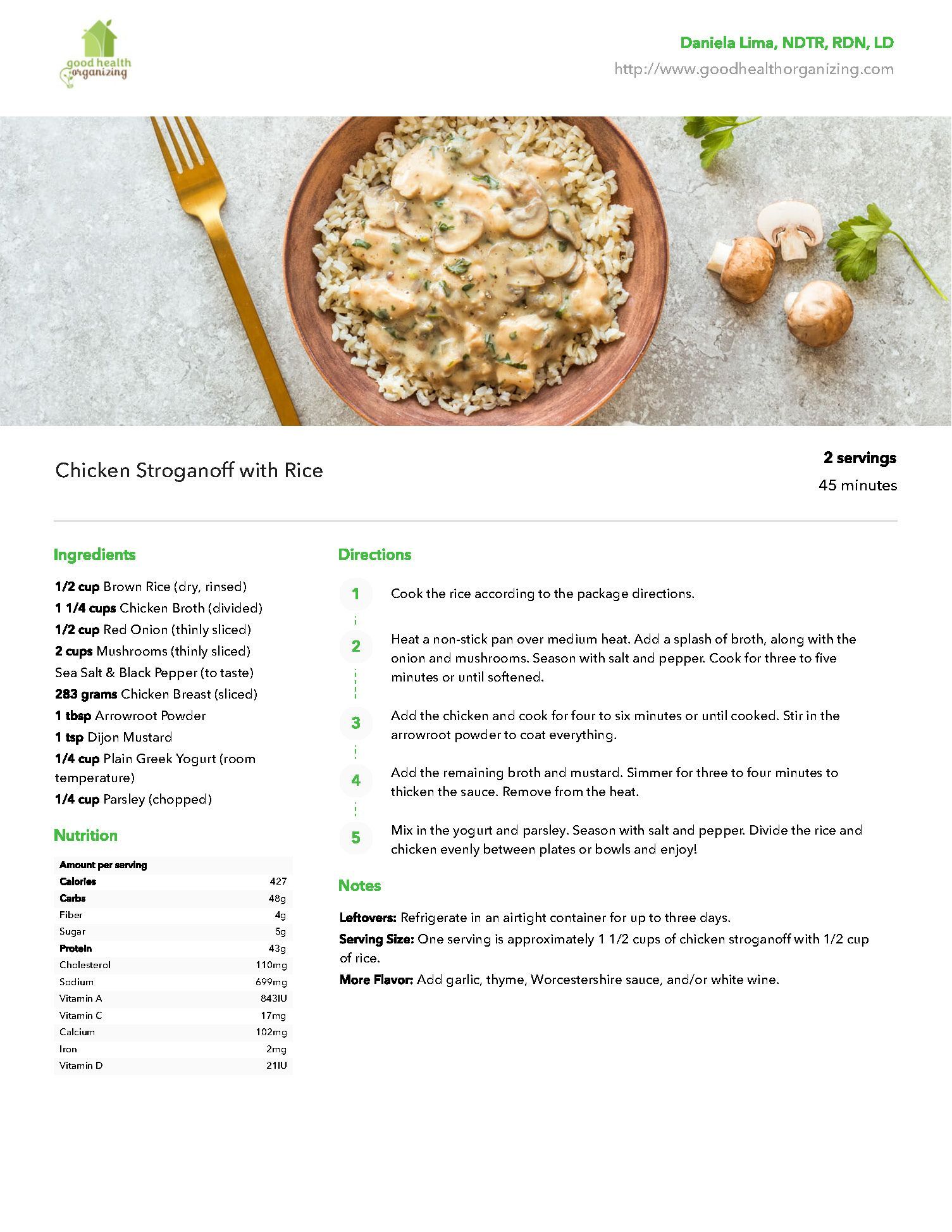 A recipe for an omelet with vegetables in a skillet on a table.
