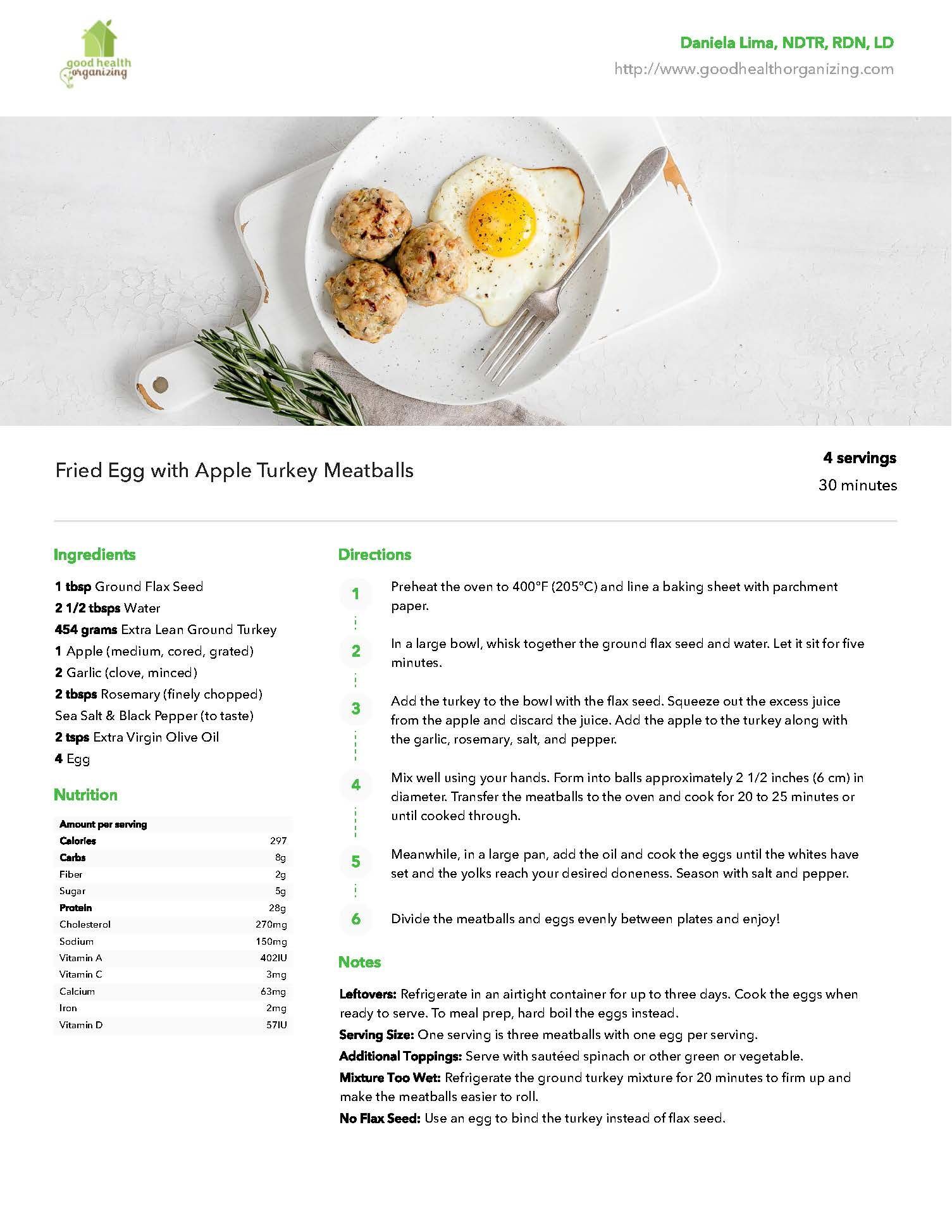 A bowl of food with a fork in it on a table with recipe