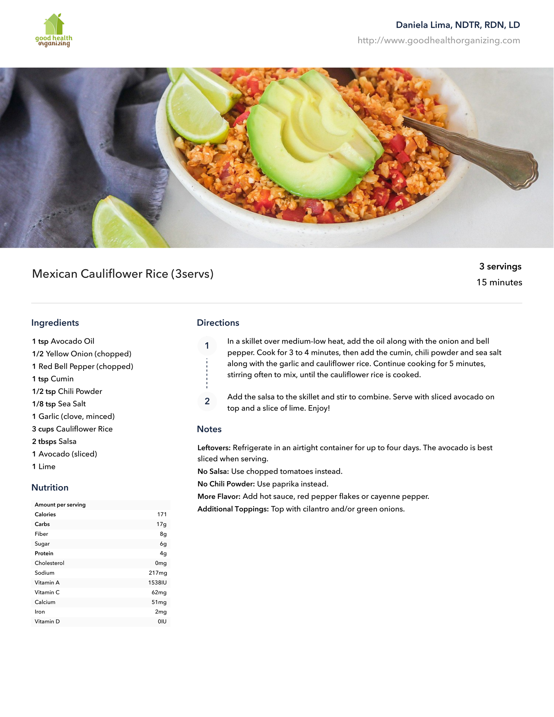 A bowl of food with avocado and limes on top of it.