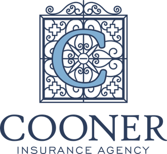 Blue ornate C logo above the words “COONER Insurance Agency”